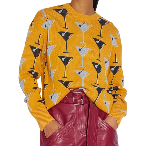 COACH Rare Martini Wool Sweater - Picture 1 of 8